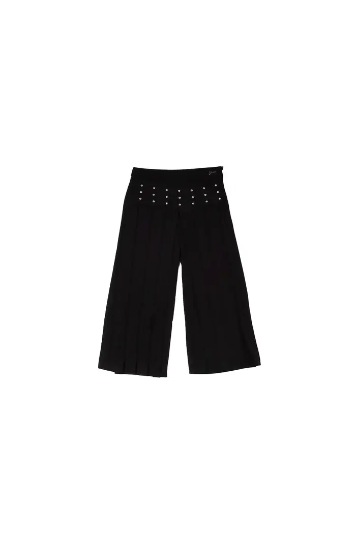 Guess bambina pantalone j5rb00 wgul0 jblk crepe culotte pants ceremony black