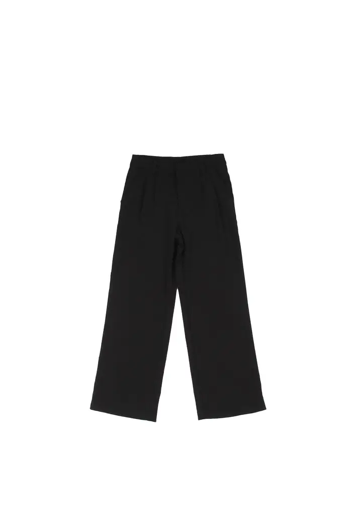 Guess bambina pantalone j6rb13wgul0 jblk twill palazzp pants ceremony black