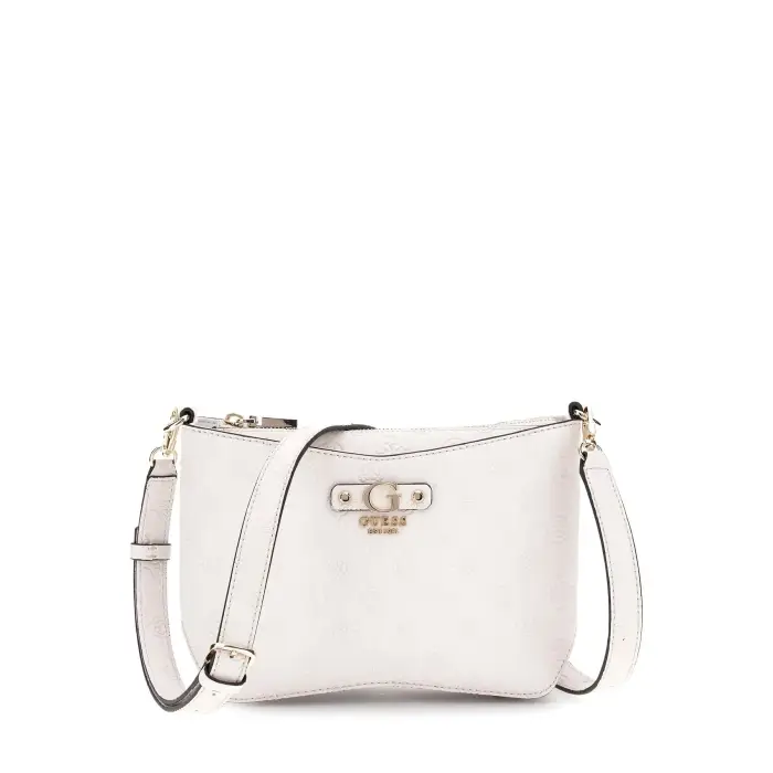 Guess Borsa a tracolla con zip donna Gerty Blanc