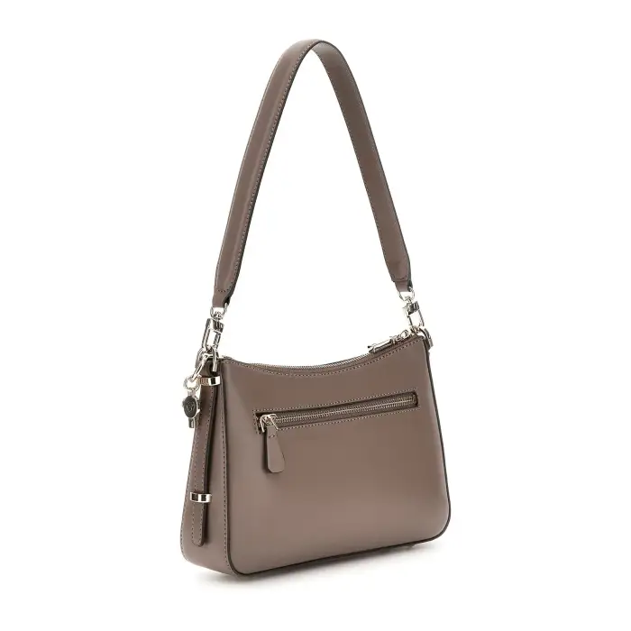 Borsa da donna con cerniera Guess Daryna Marron