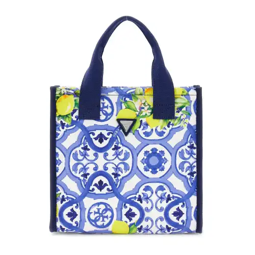 Guess Borsa da spiaggia in cotone per ragazza Rouge