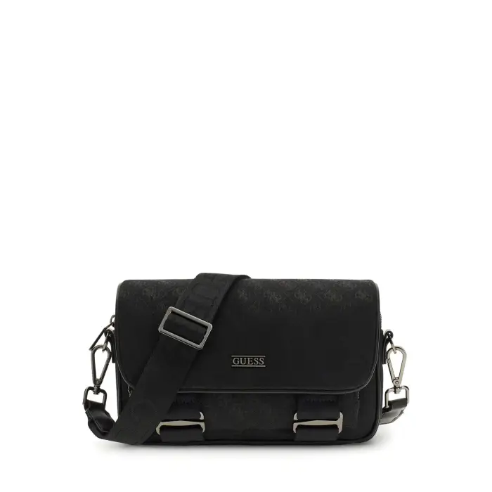 Guess Borsa Boston Messenger Bleu