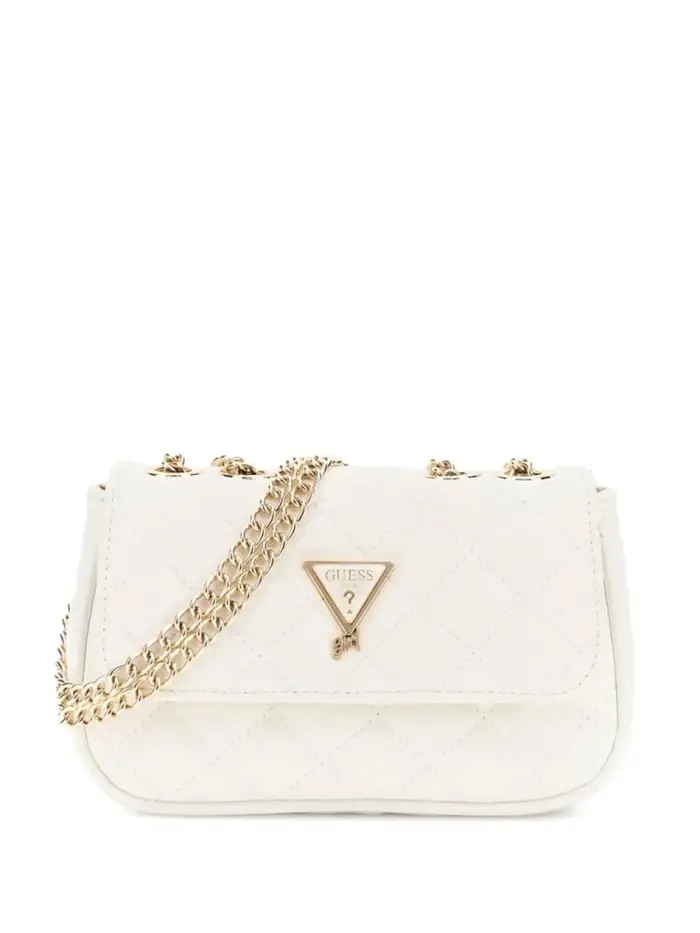 Guess borsa kids mini convertible crossbody bianco