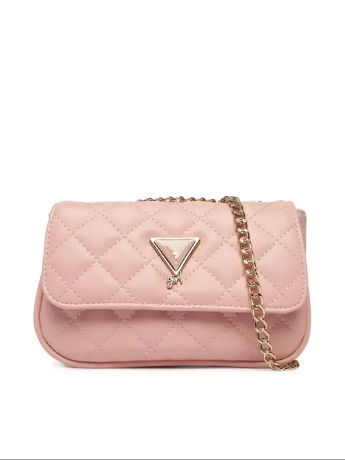 Guess borsa kids mini convertible crossbody rosa