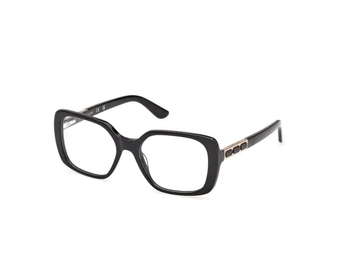 Guess by Marciano Donna GM50054 1 Montature da vista Acetato Nero Squadrata Normale