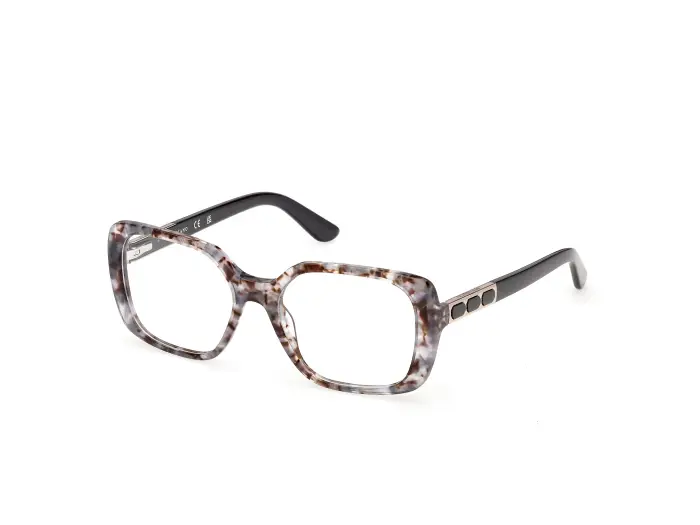 Guess by Marciano Donna GM50054 20 Montature da vista Acetato Grigio Squadrata Normale