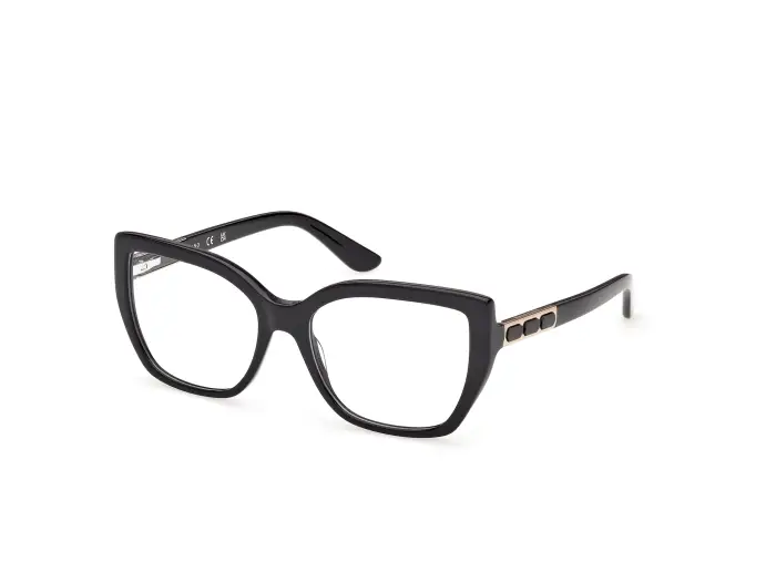 Guess by Marciano Donna GM50055 1 Montature da vista Acetato Nero Squadrata Normale
