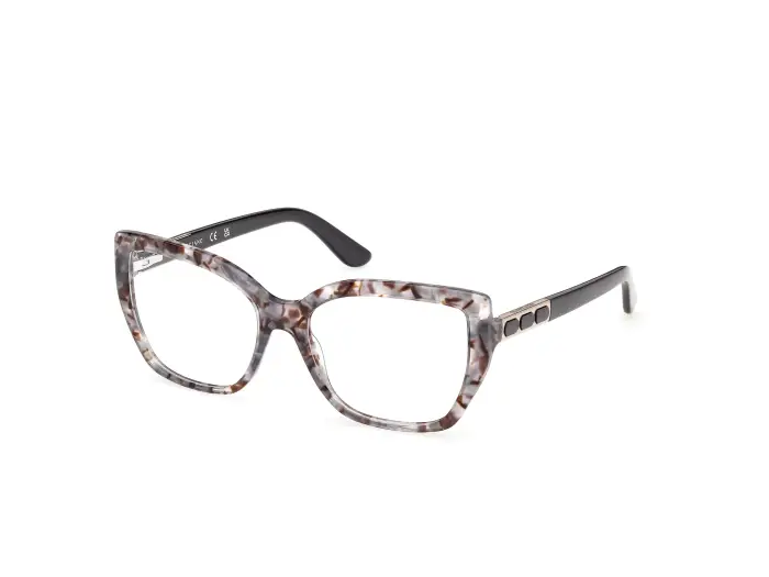 Guess by Marciano Donna GM50055 20 Montature da vista Acetato Grigio Squadrata Normale