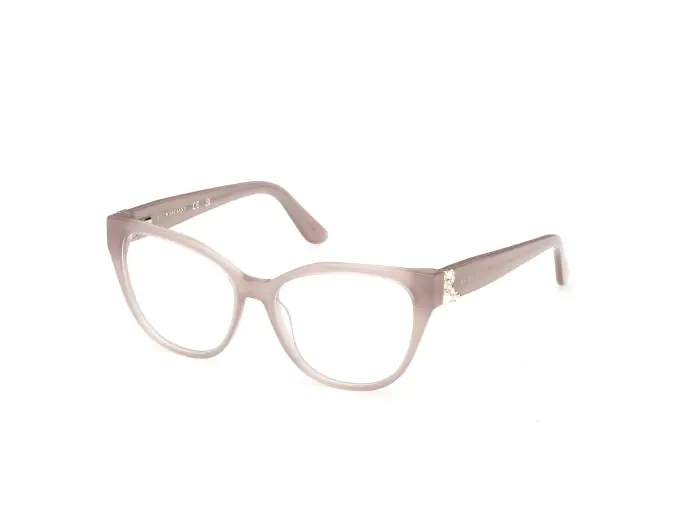 Guess by Marciano Donna GM50061 59 Montature da vista Acetato Beige Cat Eye Normale