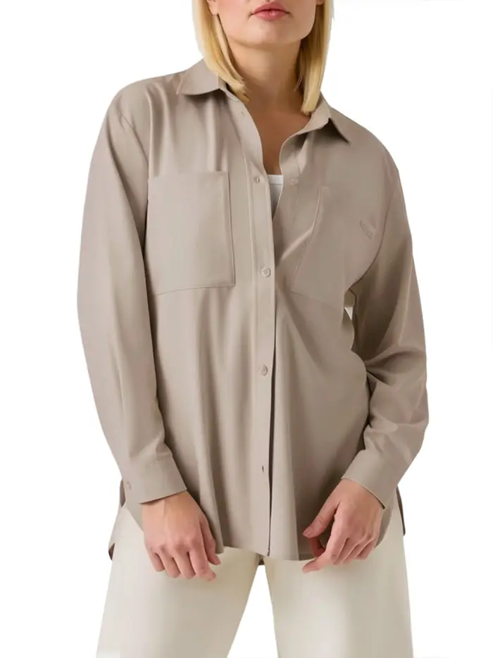 camicia casual guess da donna - avorio