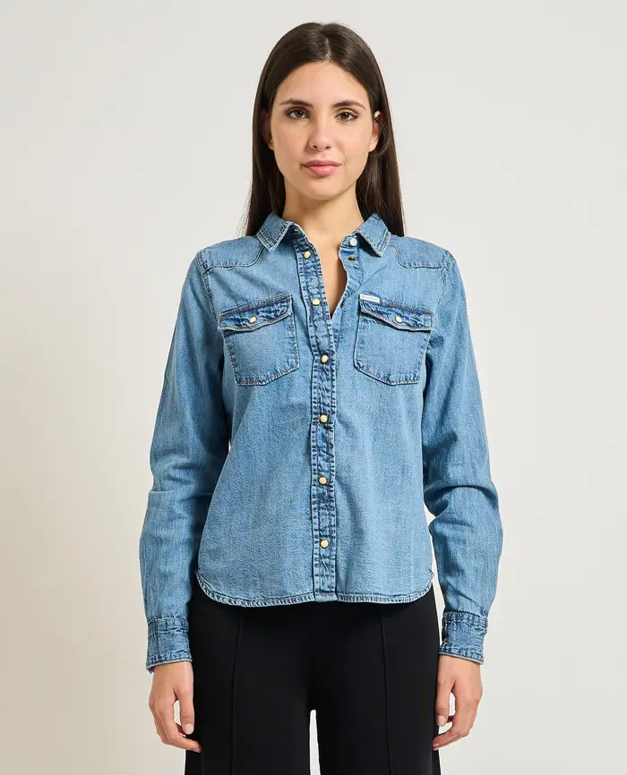 Guess Camicie Blu Blu Blu e verdi