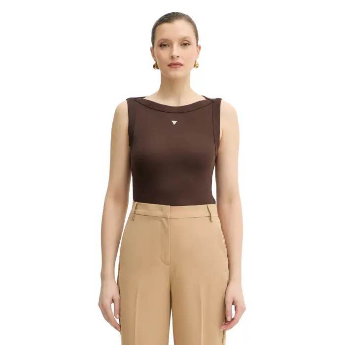 Canottiera da donna Guess Tina Marron