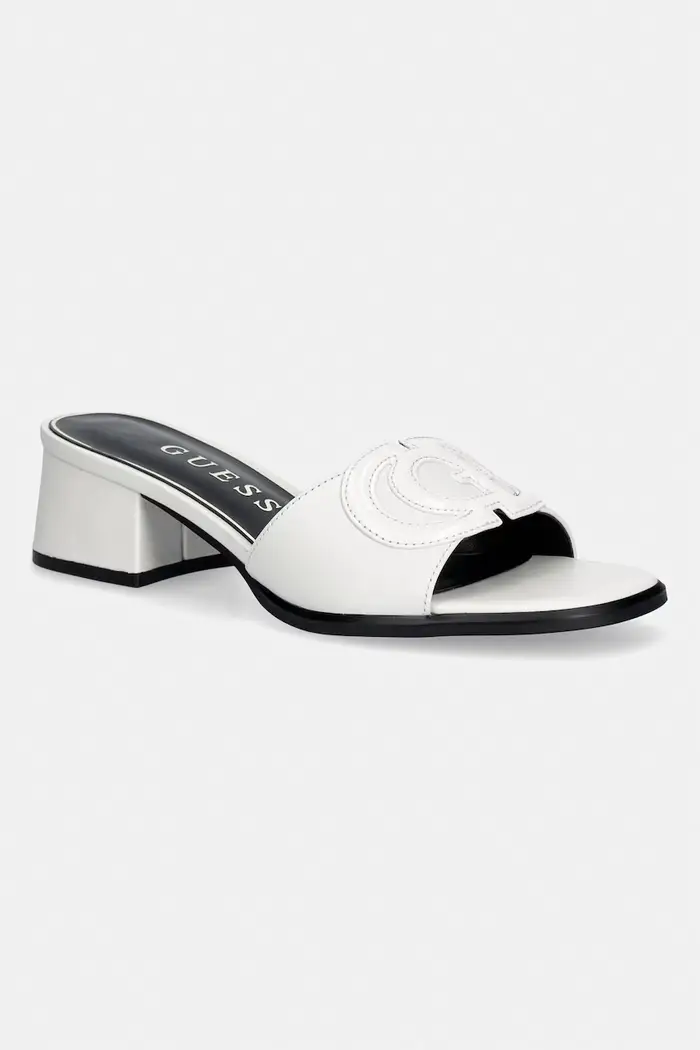 ciabatte slide da donna in pelle CERINNA Beige