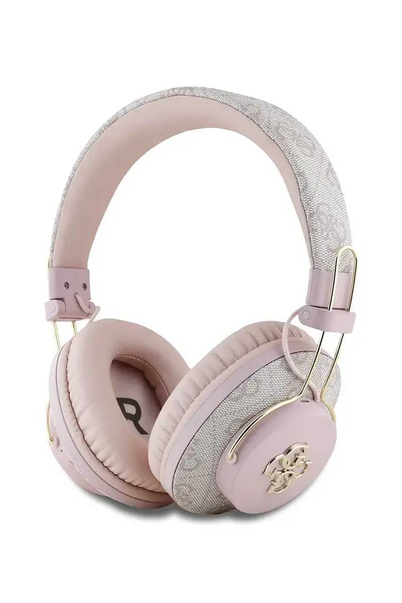 cuffie sovraauricolari wireless Metal 4G Logo colore rosa