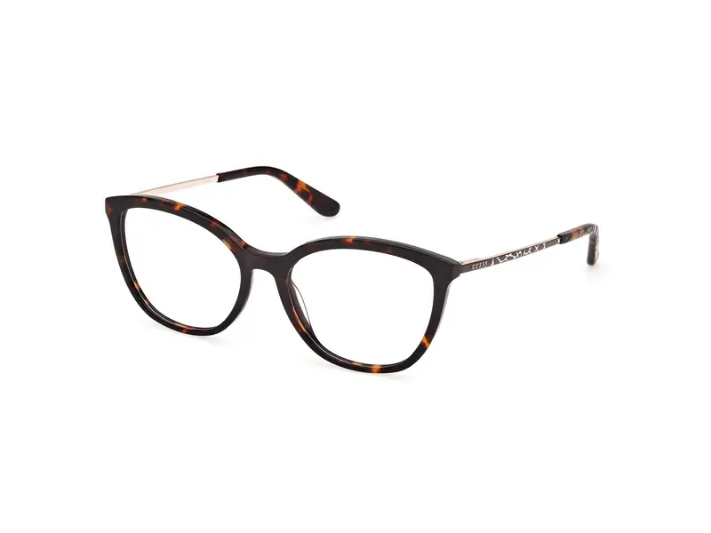 Guess Donna GU50171 052 Montature da vista Metallo Havana Cat Eye Normale