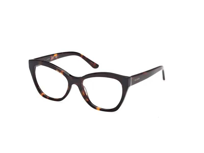 Guess Donna GU50177 052 Montature da vista Acetato Havana Geometrica Normale