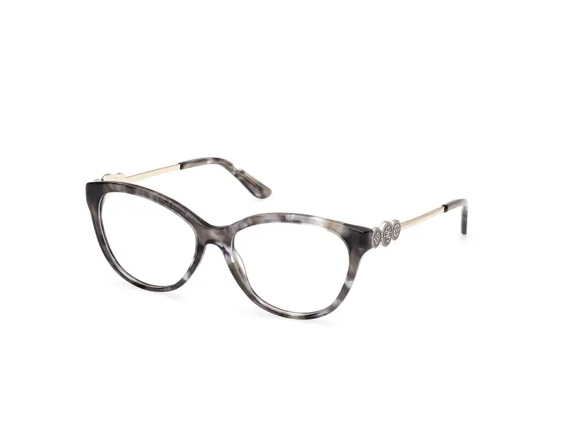 Guess Donna GU50230 20 Montature da vista Acetato Grigio Cat Eye Normale