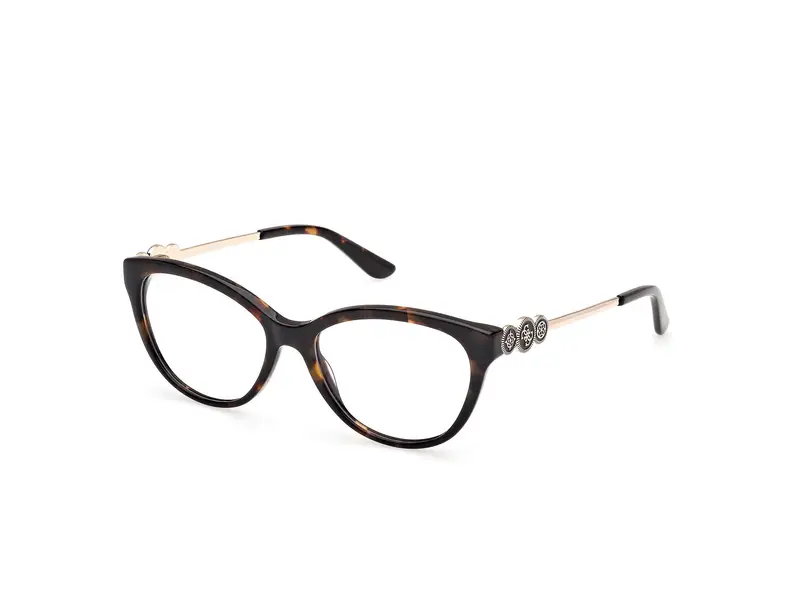 Guess Donna GU50230 52 Montature da vista Acetato Havana Cat Eye Normale