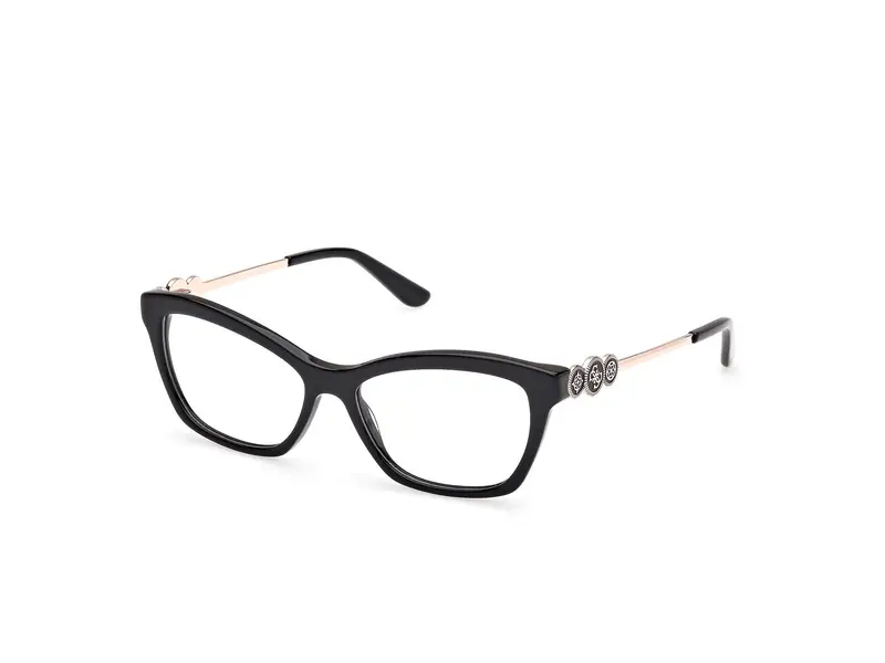 Guess Donna GU50231 1 Montature da vista Acetato Nero Squadrata Normale