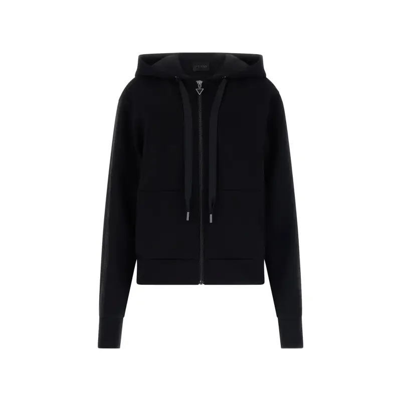 Guess Felpa con cappuccio da donna New Scuba Noir
