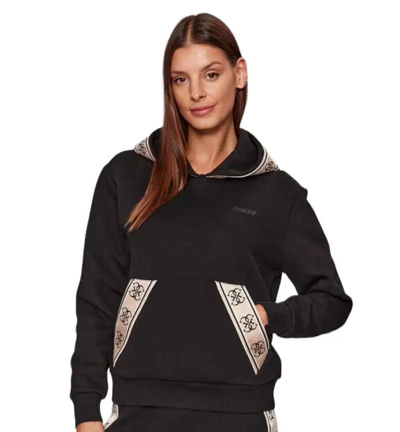 Guess Felpa Donna Autunno/inverno | Soreca Shop Online Napoli Nero (jblk)