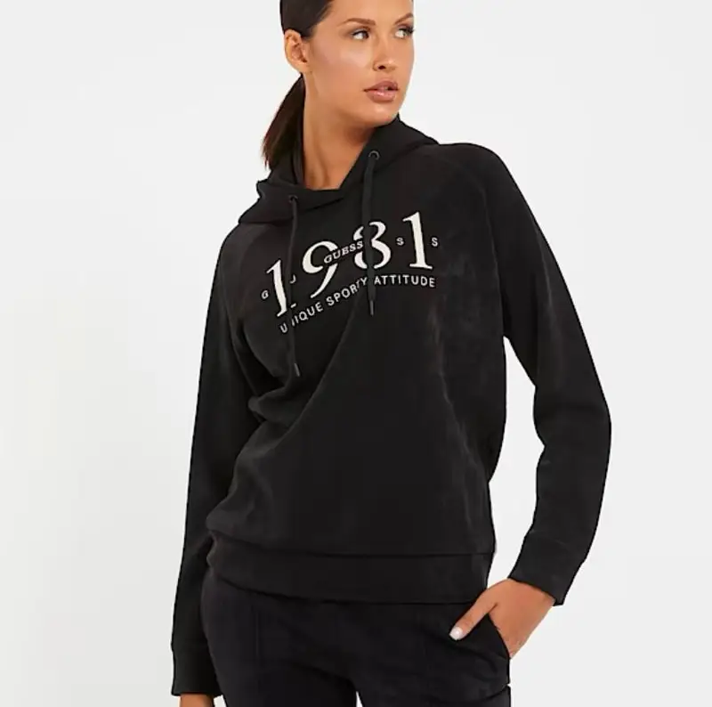 Guess Felpa Donna Autunno/inverno | Soreca Shop Online Napoli Nero (jblk)