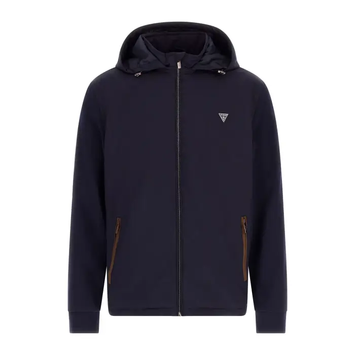 Giacca impermeabile in maglia Guess