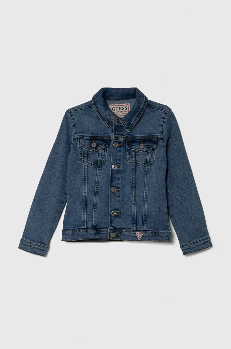 Guess giacca jeans bambino/a colore blu