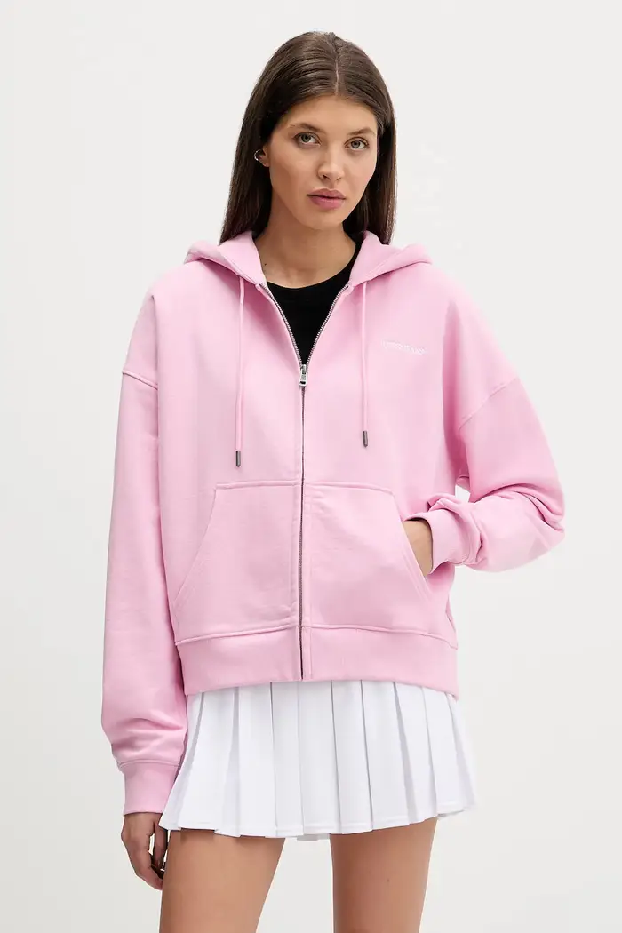Guess Jeans felpa in cotone Rosa
