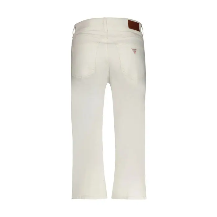 Jeans Donna Bianco Zip