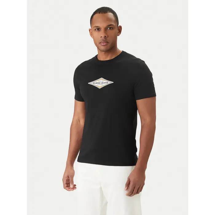 Guess Jeans T-shirt M6GIB4 K8HM0 Nero Slim Fit