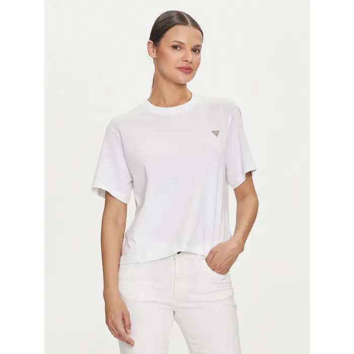 Guess Jeans T-shirt W4YI05 K8HM0 Bianco Regular Fit