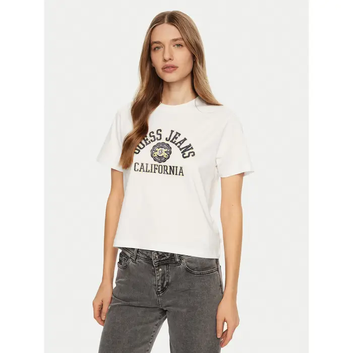 T-shirt W5RI43 K8HM0 Bianco Regular Fit