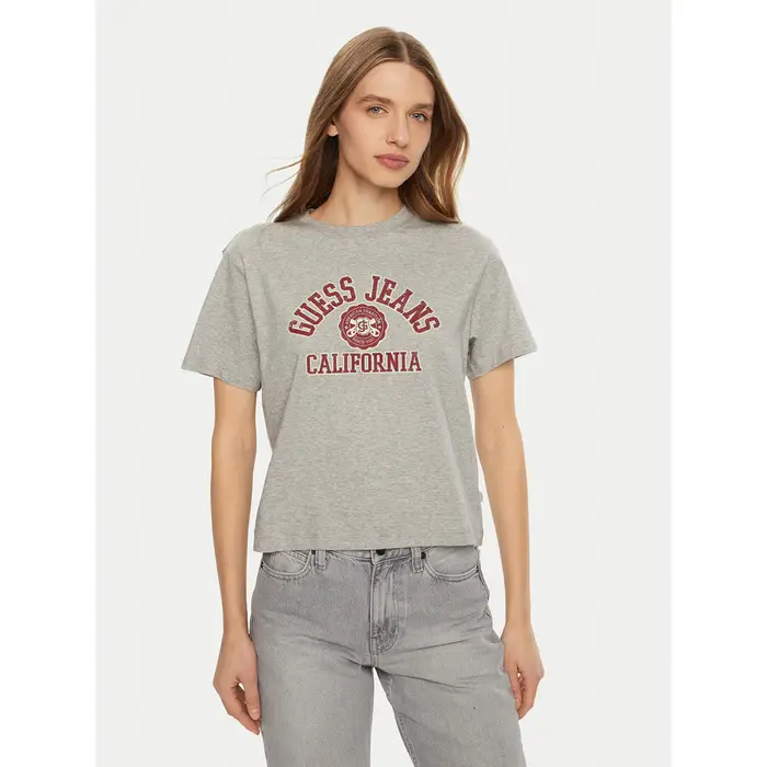 Guess Jeans T-shirt W5RI43 K8HM0 Grigio Regular Fit