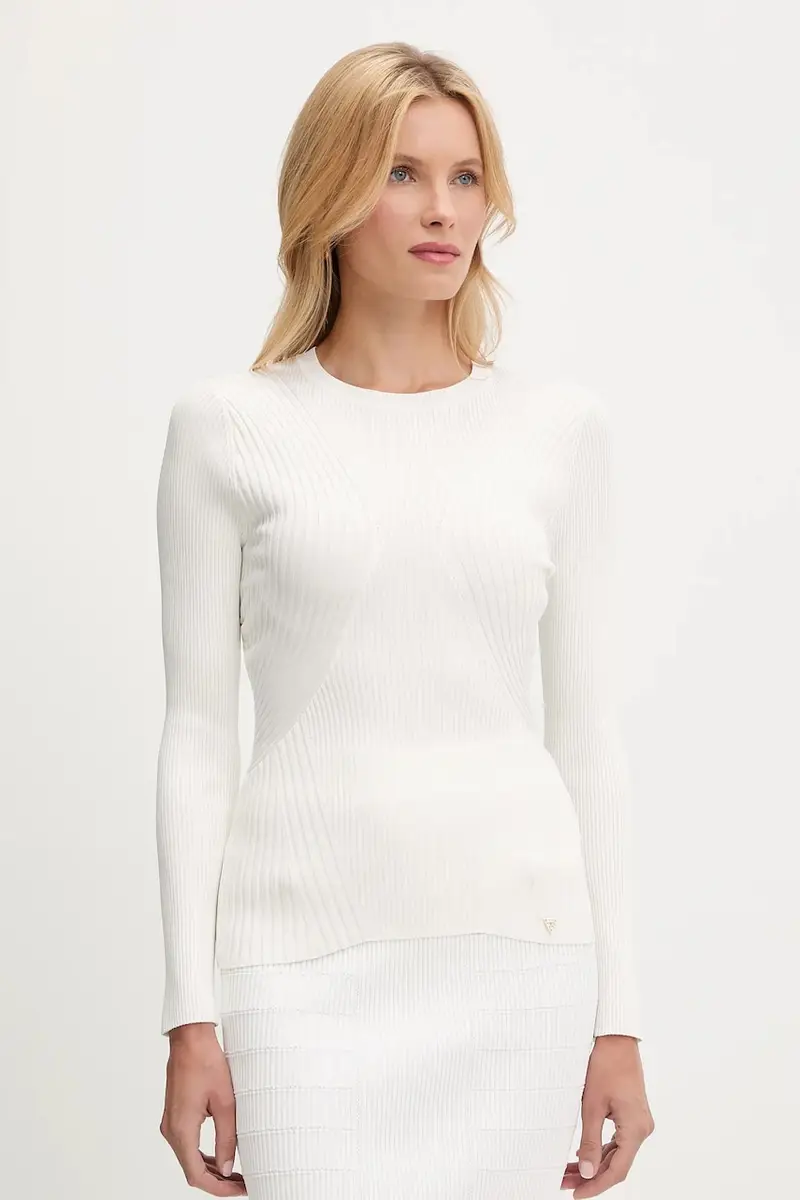 Guess maglione HANNA donna colore bianco W5YR08 Z0040