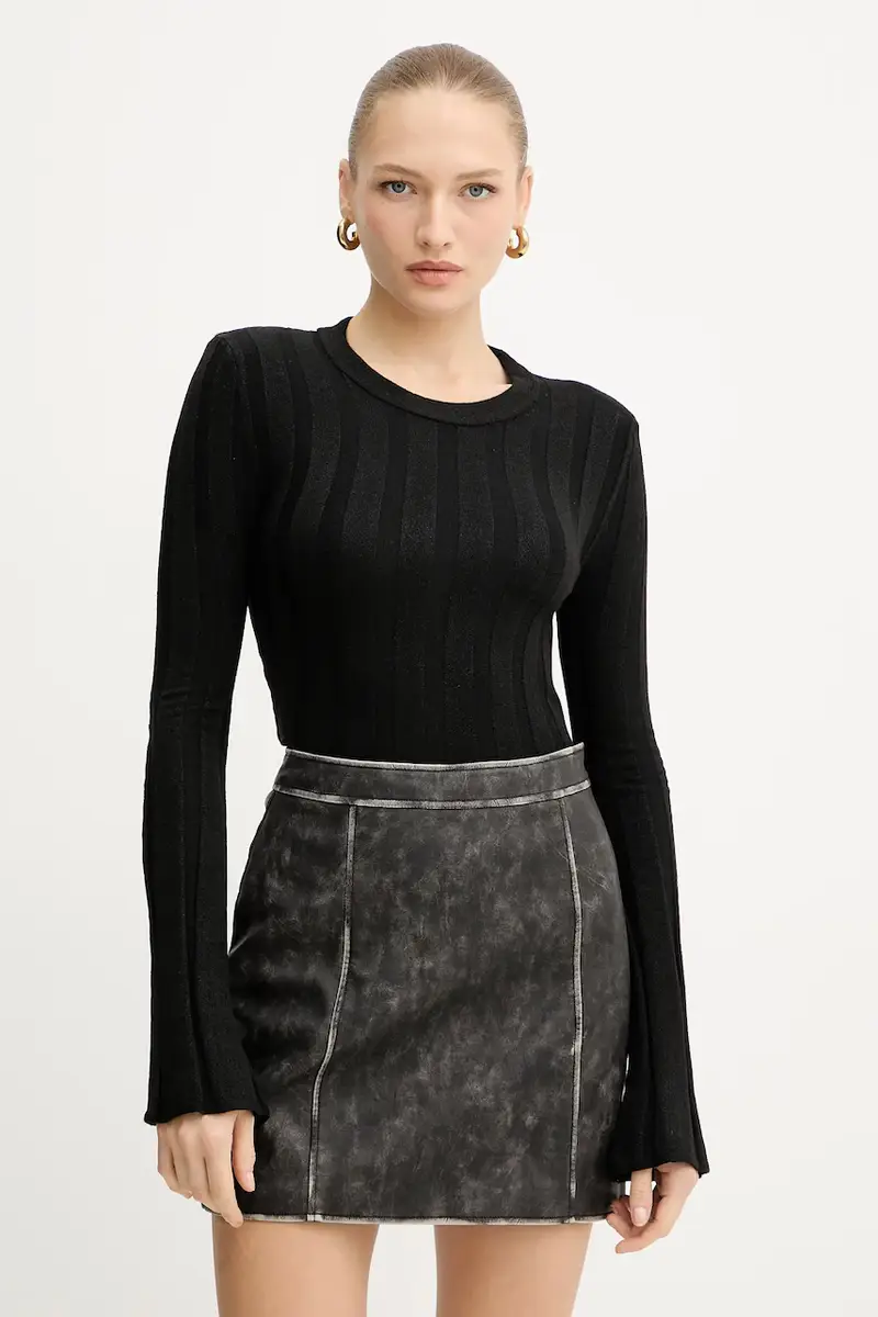 Guess maglione in misto lana GEMMA donna colore nero W5YR13 Z3OT0