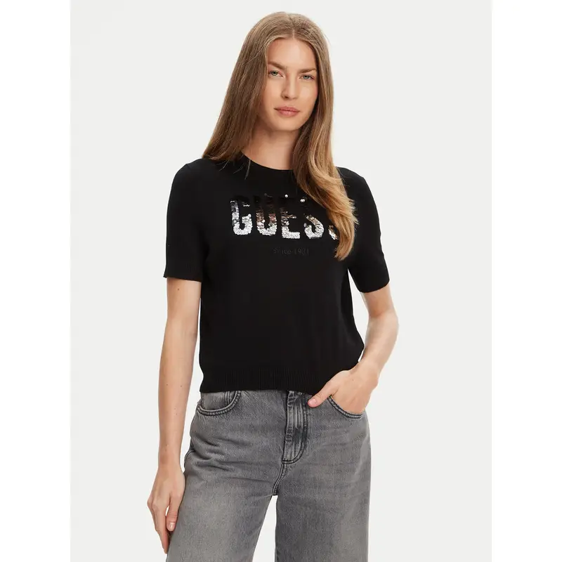 Guess Maglione Nero per Donna W5YR25 Z2NQ2