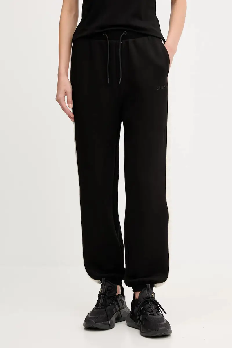 Guess pantaloni tuta bambino/a MARYELLA donna colore nero V5YB02 KB3P2