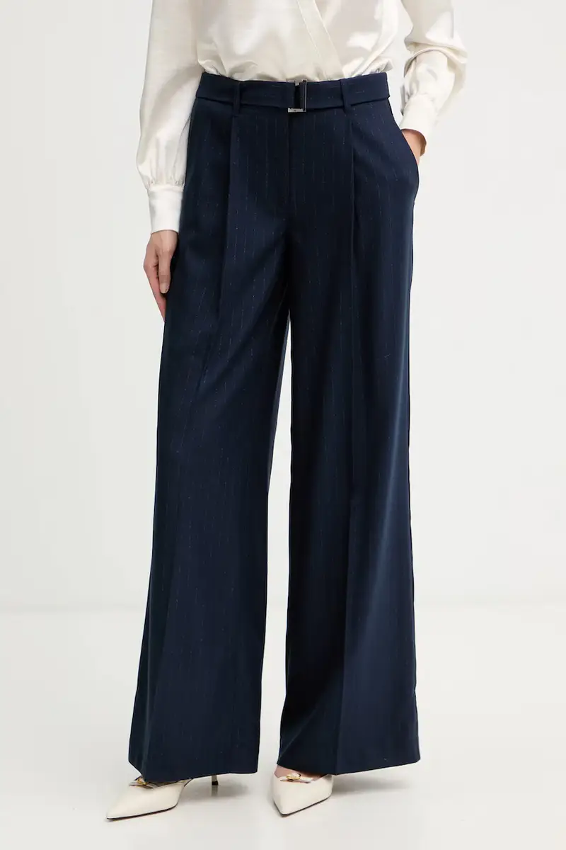 Guess pantaloni ZANITA donna colore blu navy W5BB13 W2422