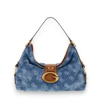 per donna HWDB9308180 Borsa grande a spalla Camden blu (OSFA), Casual, Cotone