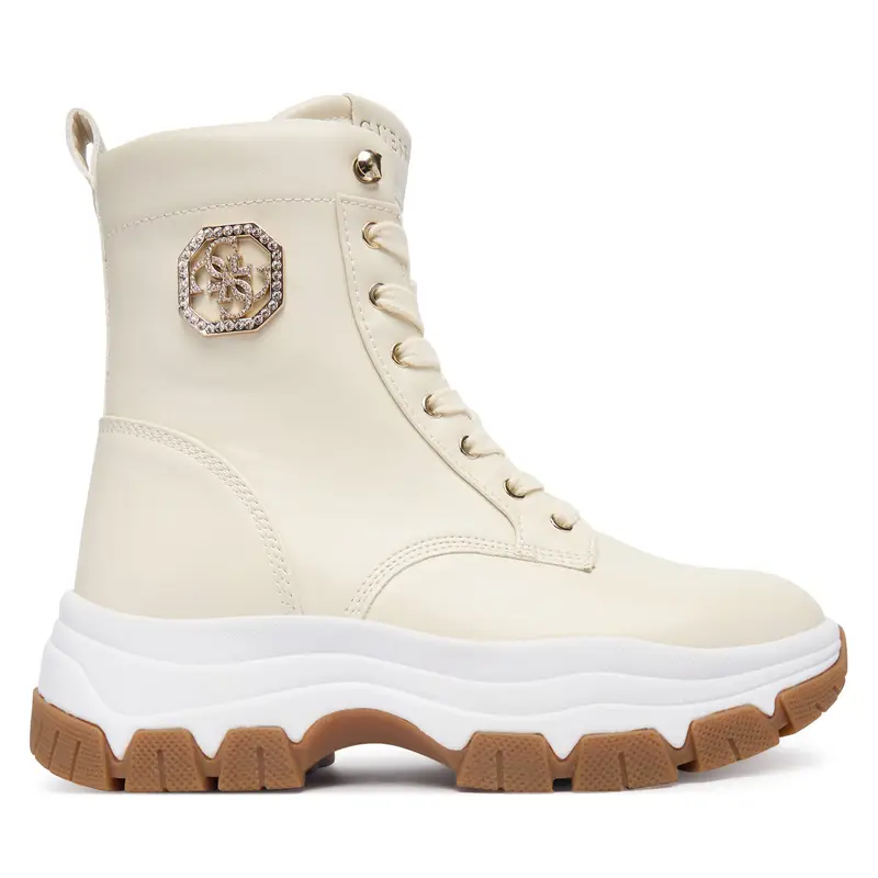 Guess Polacchine FLFBNZ ELE12 Écru Écru