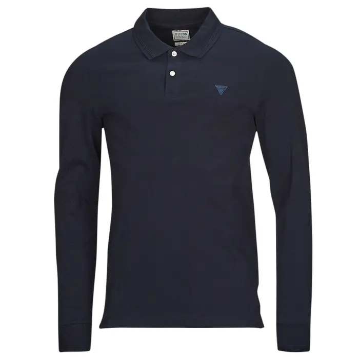 Guess Polo maniche lunghe STU LS POLO Marine