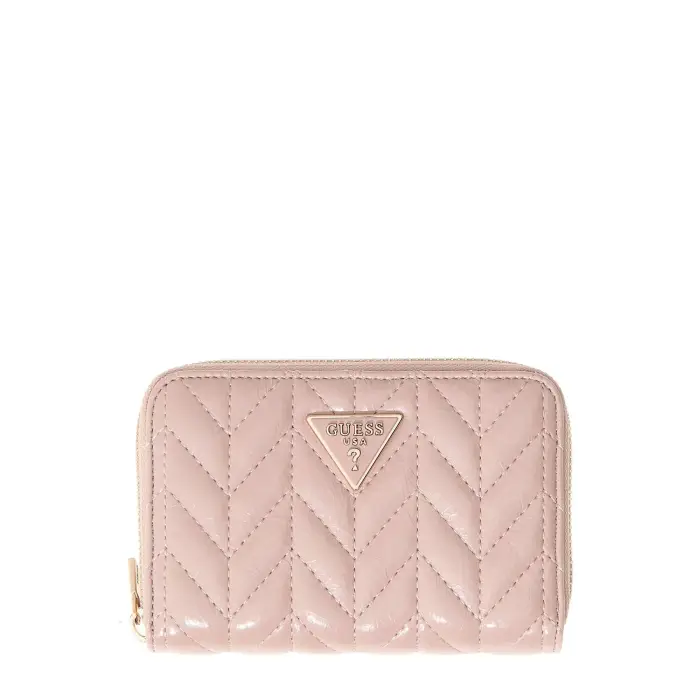 Guess Portafoglio medio con zip donna Cheryl Around Rose