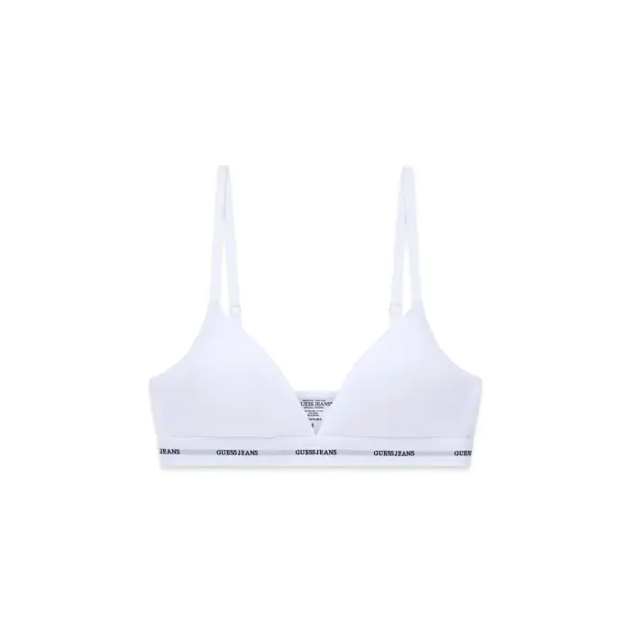 Reggiseno sportivo Guess Triangle Blanc