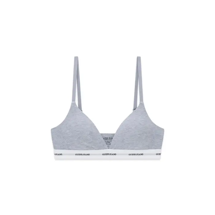 Reggiseno sportivo Guess Triangle Gris