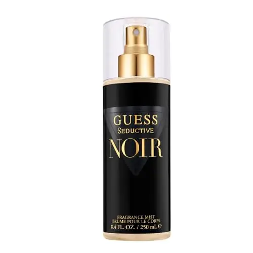 GUESS Seductive Noir, Acqua Profumata per Donna, Fragranza Floreale, Bergamotto, Petali di Iris, Gelsomino, Vaniglia