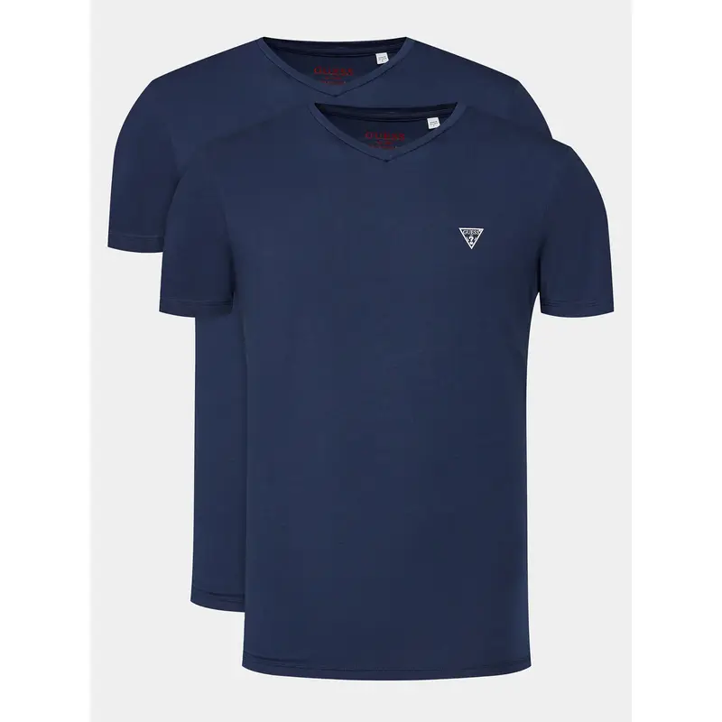 Guess Set di 2 T-shirt Caleb U97G03 KCD31 Blu scuro Regular Fit