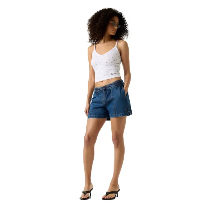Shorts di jeans da donna Guess Bleu