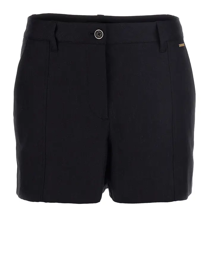 shorts guess da donna - nero