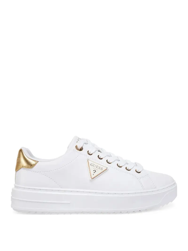 sneakers guess denesa12 da donna - bianco